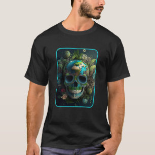 Dia De Muertos Mother Earth Dead Women Floral Suga T-Shirt