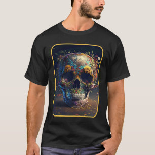 Dia De Muertos Mother Earth Dead Women Floral Suga T-Shirt