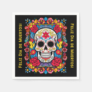 Dia de Muertos Sugar skull Napkin