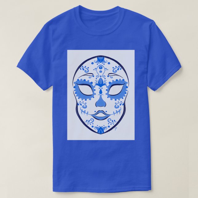 Dia de Muertos Talavera T-Shirt (Design Front)
