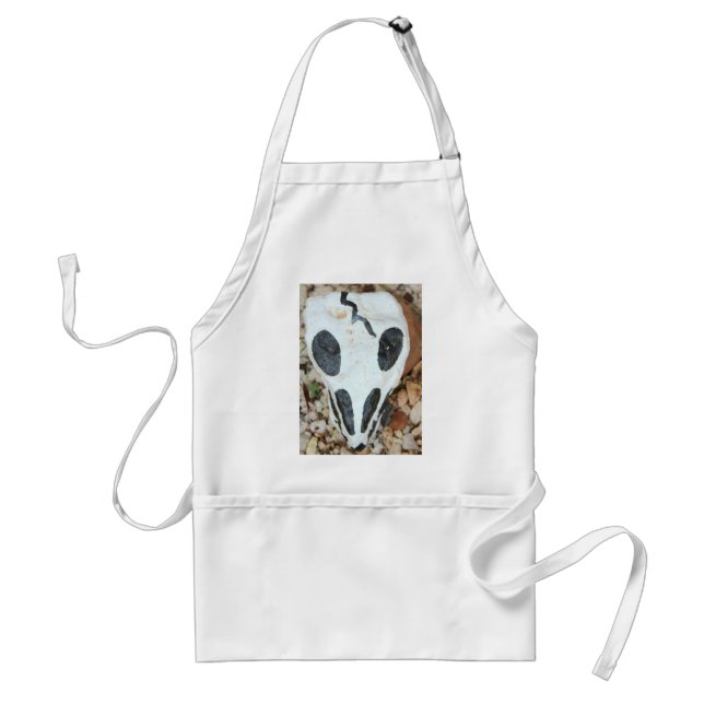 dia del muerte skull standard apron (Front)
