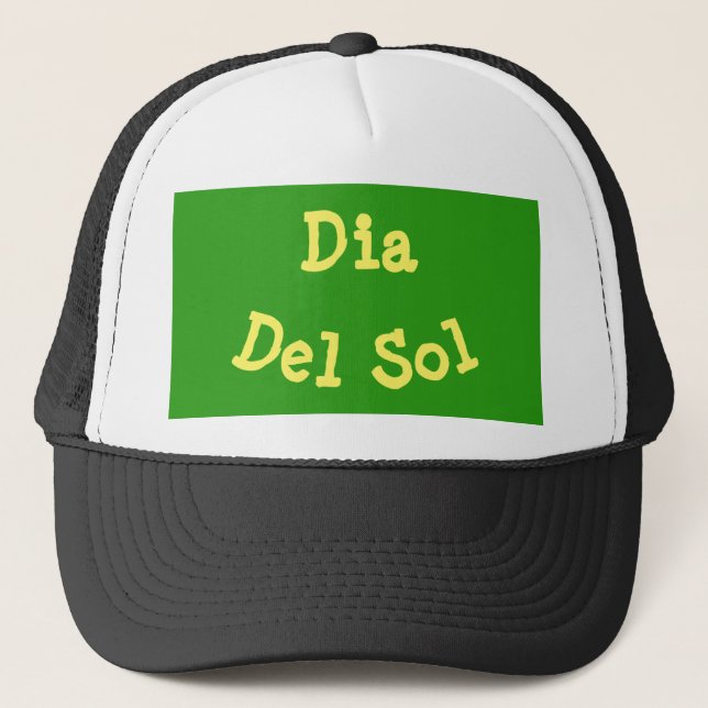 Dia Del Sol Trucker Hat (Front)