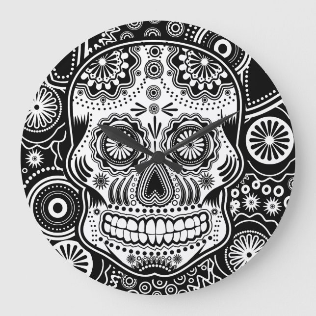 dia delos muertes large clock (Front)