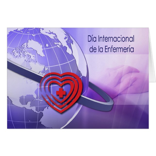 Día Internacional de la Enfermería. In Spanish (Front Horizontal)