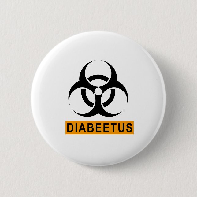 Diabeetus 6 Cm Round Badge (Front)