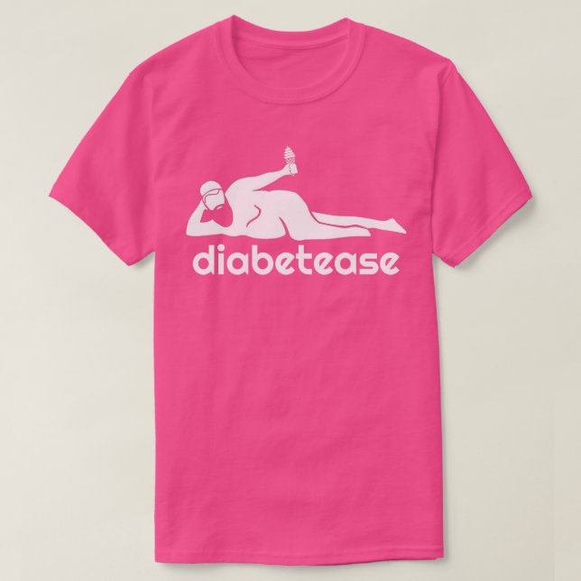 diabetease real men have curves T-Shirt (Design Front)