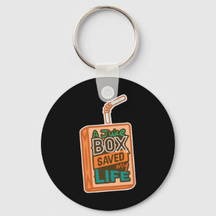 Diabetes Awareness A Juice Box Saved My Life  Key Ring