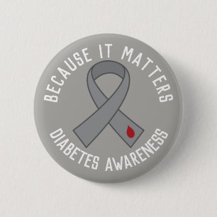 Diabetes Awareness button
