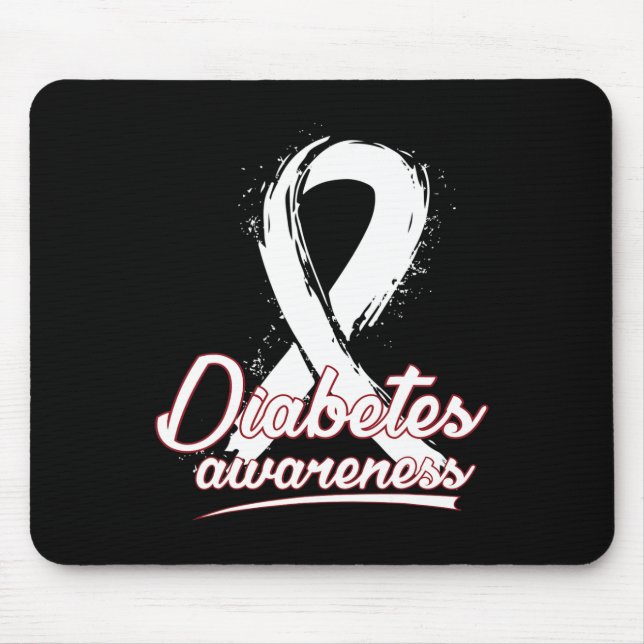 Diabetes Awareness  Cancer awareness Mouse Mat (Front)