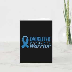 Diabetes Awareness Daughter Of A Warrior T1 T2  Card