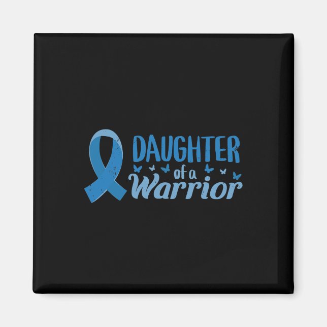 Diabetes Awareness Daughter Of A Warrior T1 T2  Magnet (Front)