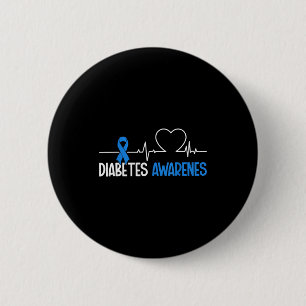 Diabetes Awareness Day World Diabetes Month 6 Cm Round Badge