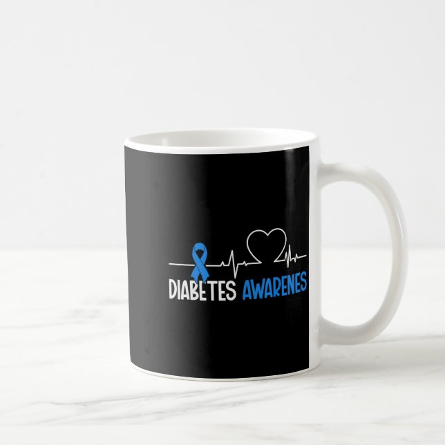 Diabetes Awareness Day World Diabetes Month  Coffee Mug (Right)
