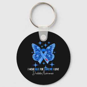 Diabetes Awareness Design 12 Key Ring