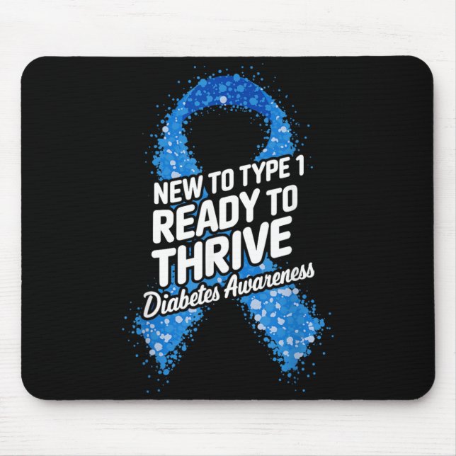 Diabetes Awareness Design 38 Mouse Mat (Front)