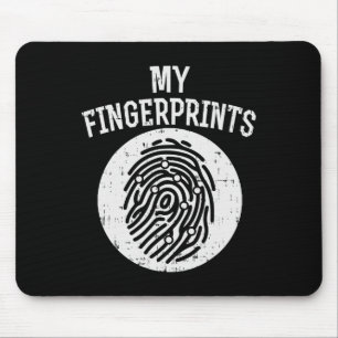 Diabetes Awareness Diabetic My Fingerprints Type 1 Mouse Mat