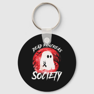 Diabetes Awareness Halloween Dead Pancreas Society Key Ring