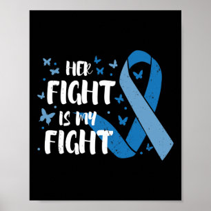 Diabetes Awareness Her Fight Is My Fight T1 T2  Poster