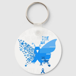 Diabetes Awareness In November We Wear Blue Butte Key Ring