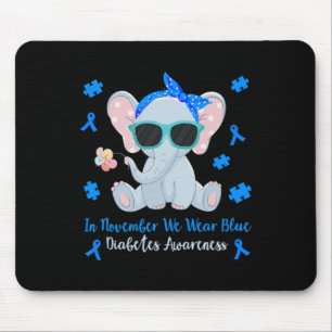 Diabetes Awareness In November We Wear Blue Kids T Mouse Mat