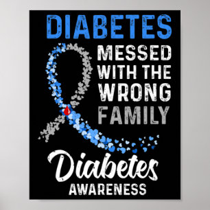 Diabetes Awareness Messed With The Wrong Family Su Poster