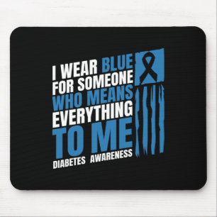 Diabetes Awareness Month Messy Bun Mother T1 T2  Mouse Mat