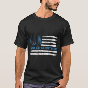 Diabetes Awareness Nobody Has To Fight Alone Ameri T-Shirt