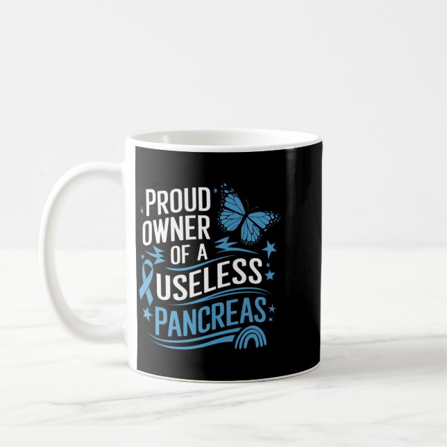 Diabetes Awareness Performance Print Coffee Mug (Left)