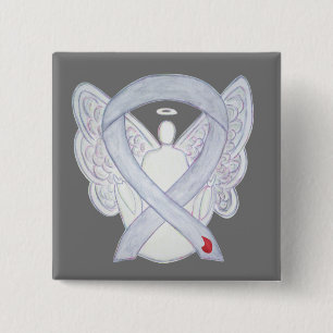 Diabetes Awareness Ribbon Custom Angel NIDDM Pins