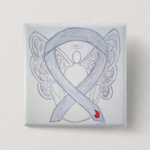 Diabetes Awareness Ribbon Custom Angel NIDDM Pins