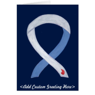 Diabetes Awareness Ribbon IDDM Greeting Card