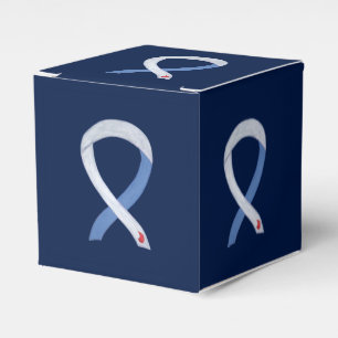 Diabetes Awareness Ribbon IDDM Party Favour Box
