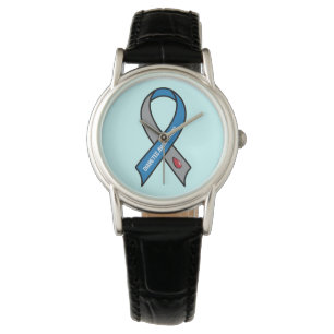 Diabetes Awareness Ribbon Watch