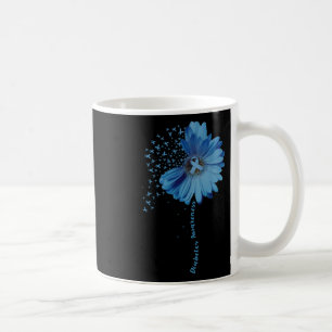 Diabetes Awareness Sunflower Ribbon Gift Coffee Mug