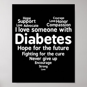 Diabetes Awareness Support Month  Poster