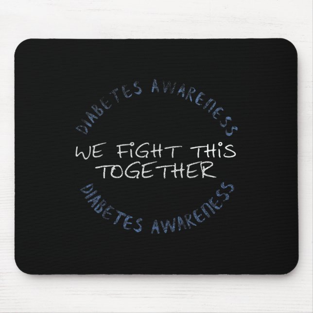 Diabetes Awareness T1D - Diabetes Mum Dad Family G Mouse Mat (Front)