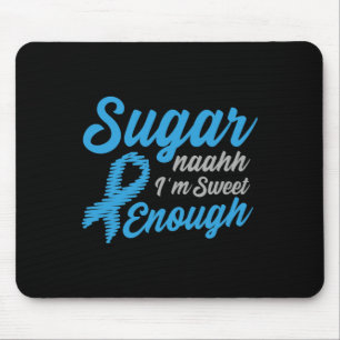 Diabetes Awareness Type 1 2 - Diabetic T1d T2d 1  Mouse Mat