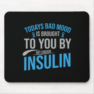 Diabetes Awareness Type 1 2 - Diabetic T1d T2d 2 Mouse Mat