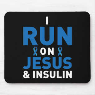 Diabetes Awareness Type 1 2 - Diabetic T1d T2d 4 Mouse Mat