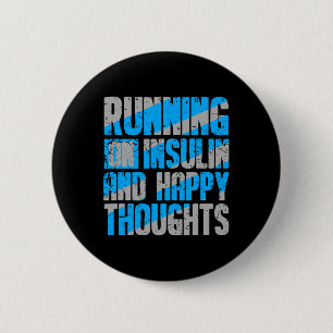 Diabetes Awareness Type 1 2 - Diabetic T1d T2d 7  6 Cm Round Badge