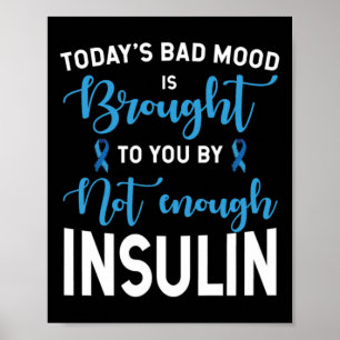 Diabetes Awareness Type 1 2 - Diabetic T1d T2d 9  Poster