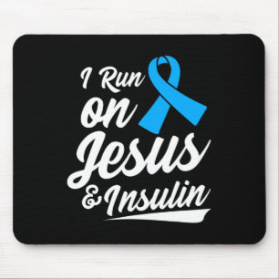 Diabetes Awareness Type 1 2 - Diabetic T1d T2d Mouse Mat
