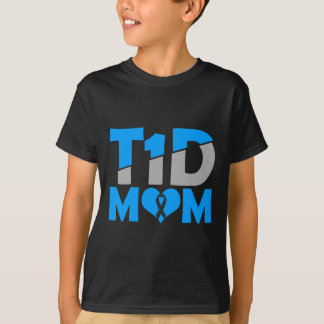 Diabetes Awareness Type 1 - Diabetic T1D Mum T-Shirt