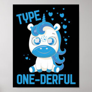 Diabetes Awareness Type 1 - Diabetic T1d Poster