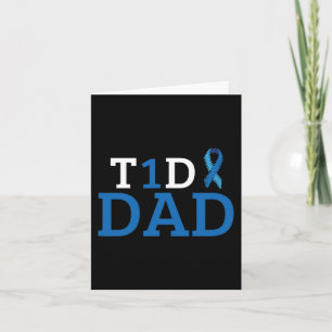 Diabetes Awareness Type 1 Gift - Diabetic T1D Card