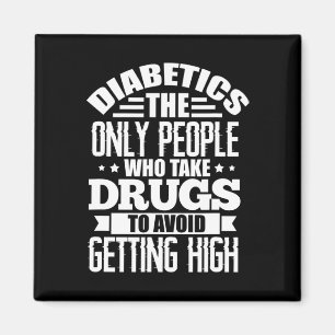Diabetes Awareness Type 1 Type 2 Diabetes Fun Diab Magnet