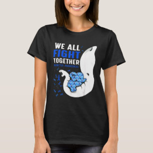 Diabetes Awareness We All Fight Together Elephant T-Shirt