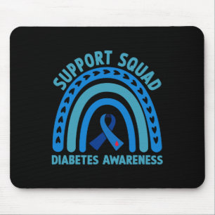 Diabetes Blue Support Squad Diabetes Awareness Mouse Mat