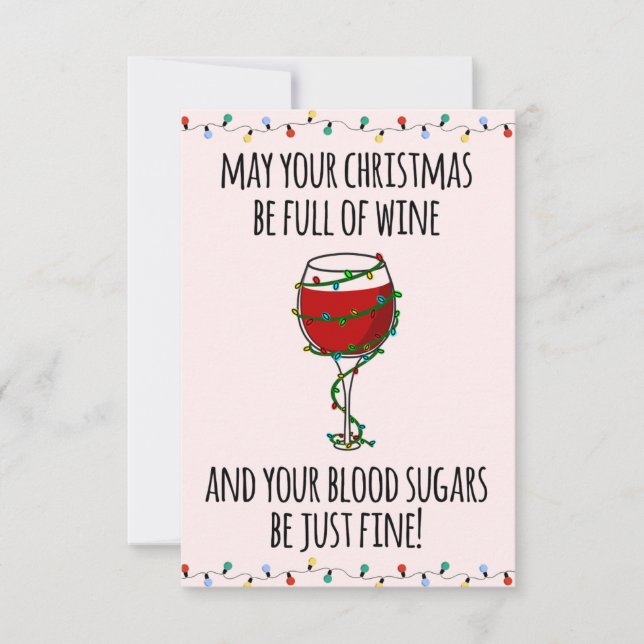 diabetes christmas cards (Front)
