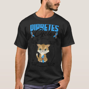 Diabetes Cycle Type 1 Diabetic Awareness Cat Men T-Shirt